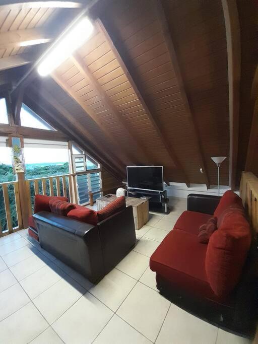 Maison Bord De Mer A 100 M Сен-Франсуа Экстерьер фото